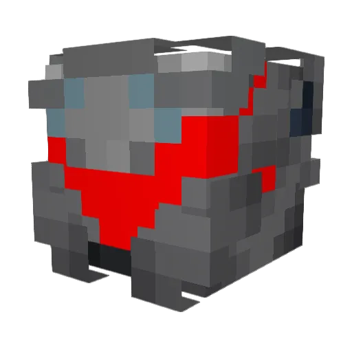 Mysteryoon Minecraft avatar head, 3D render