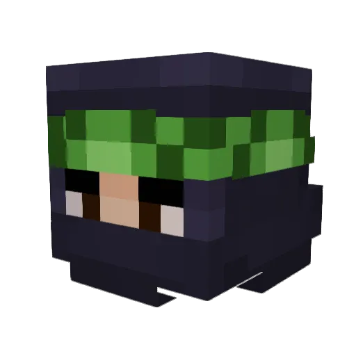 Mysthearica Minecraft avatar head, 3D render