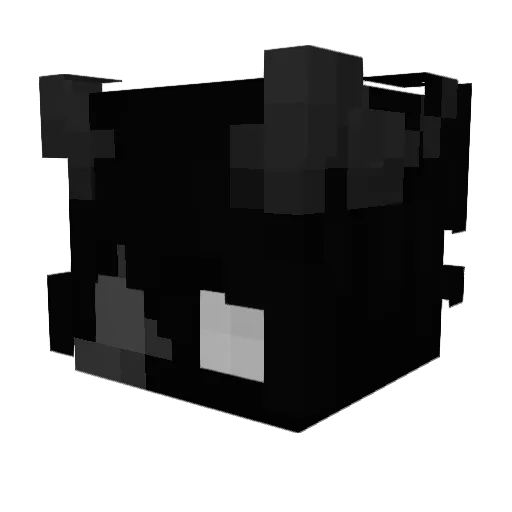Mysthril Minecraft avatar head, 3D render