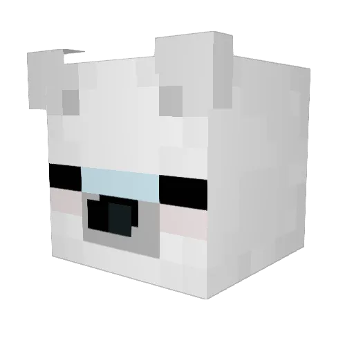 MystiSkies Minecraft avatar head, 3D render