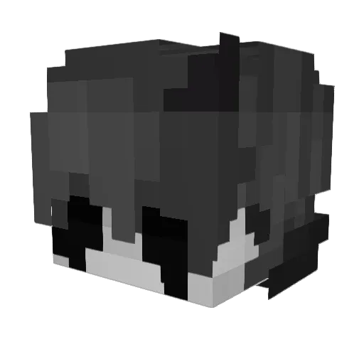 Mystic0221 Minecraft avatar head, 3D render