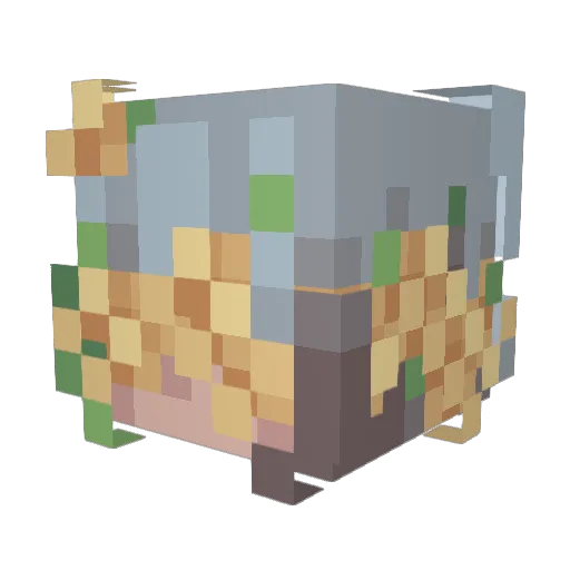 Mystic4Maddness Minecraft avatar head, 3D render