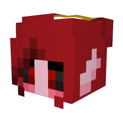 MysticBeanie Minecraft avatar head, 3D render