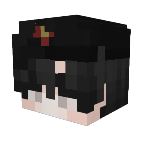 MysticBread69 Minecraft avatar head, 3D render