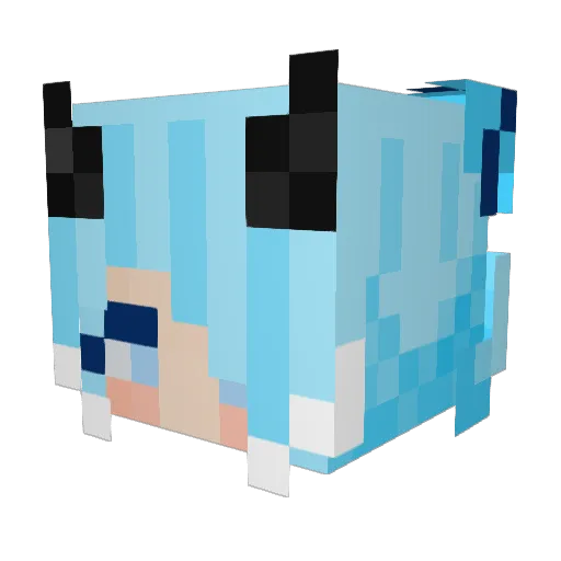 MysticCapricorn Minecraft avatar head, 3D render