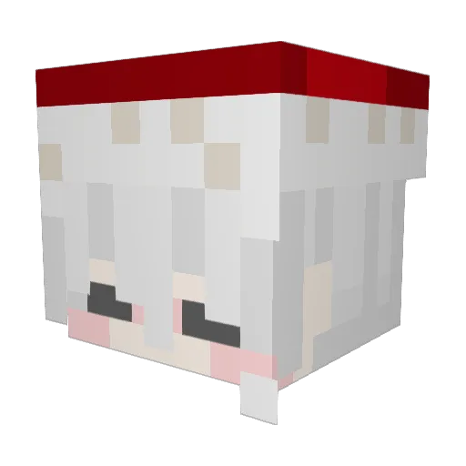 MysticM14 Minecraft avatar head, 3D render