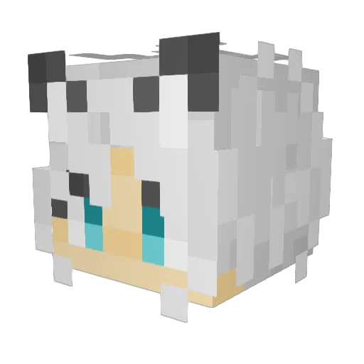 MysticMine7469 Minecraft avatar head, 3D render