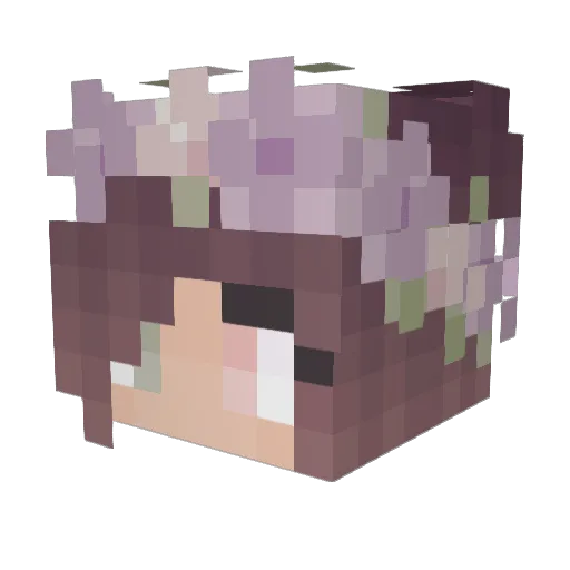 MysticMinty Minecraft avatar head, 3D render