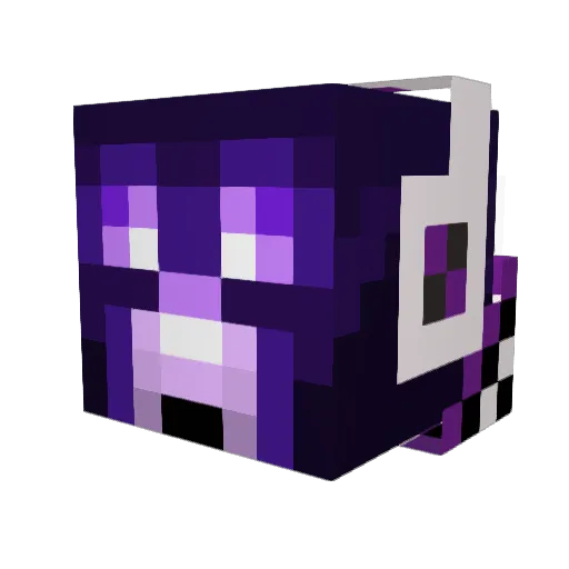 MysticMister Minecraft avatar head, 3D render