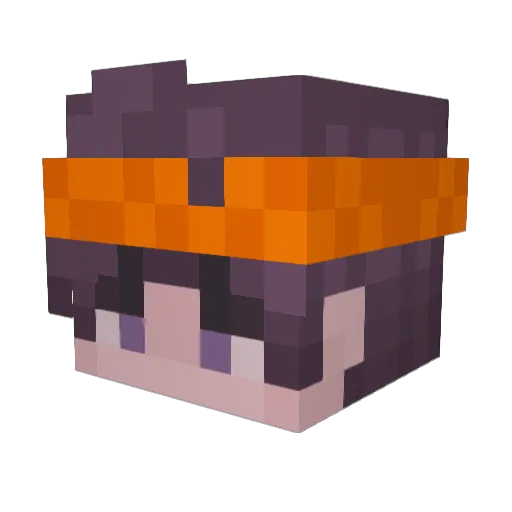 MysticNick Minecraft avatar head, 3D render