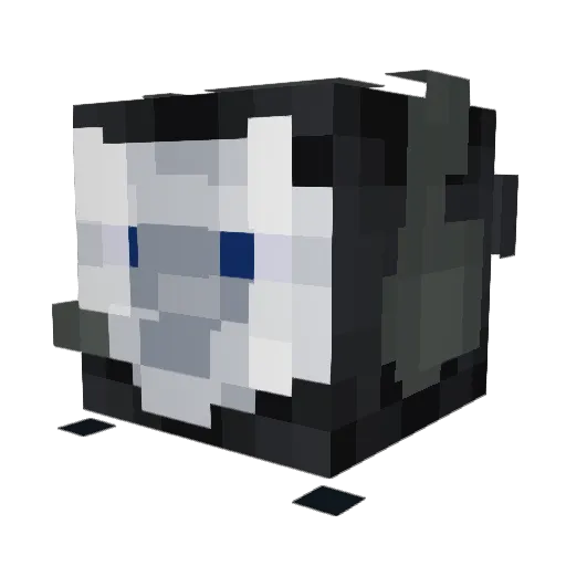 MysticNytemare Minecraft avatar head, 3D render