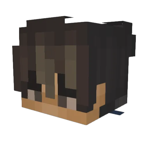 MysticOnSkyblock Minecraft avatar head, 3D render