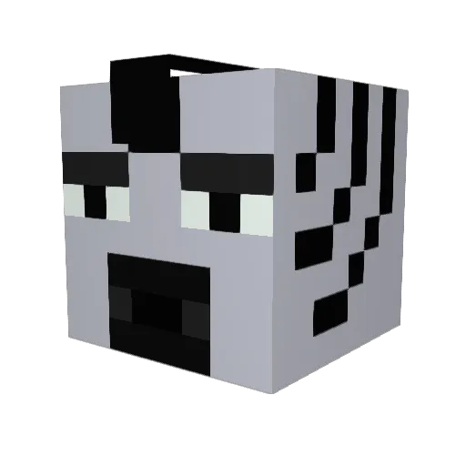 MysticOpps Minecraft avatar head, 3D render