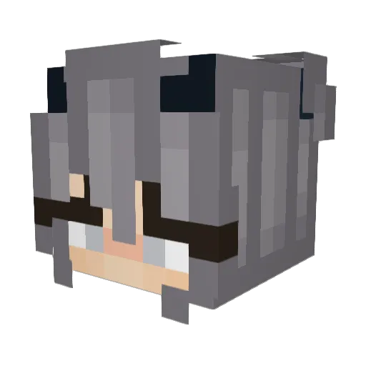 MysticOwl28 Minecraft avatar head, 3D render