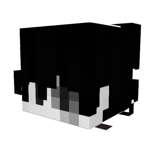 MysticTide1 Minecraft avatar head, 3D render