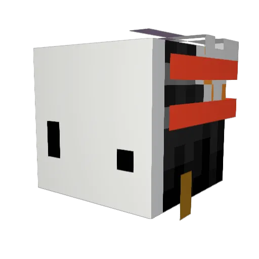 MysticVoid888 Minecraft avatar head, 3D render
