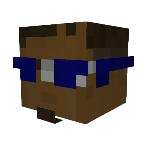 Mystic_6969 Minecraft avatar head, 3D render