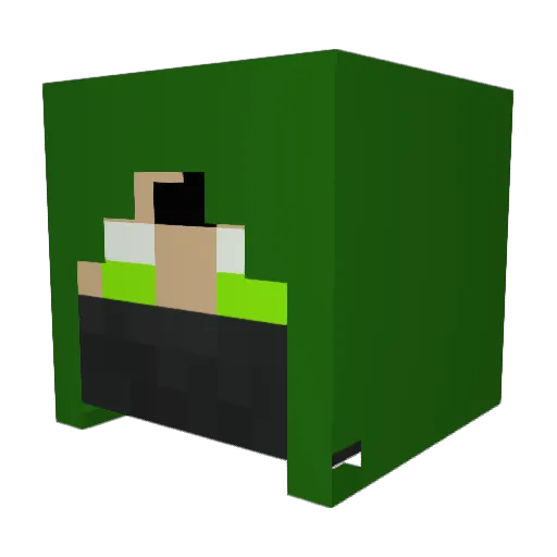 Mystic_CraftsPvP Minecraft avatar head, 3D render