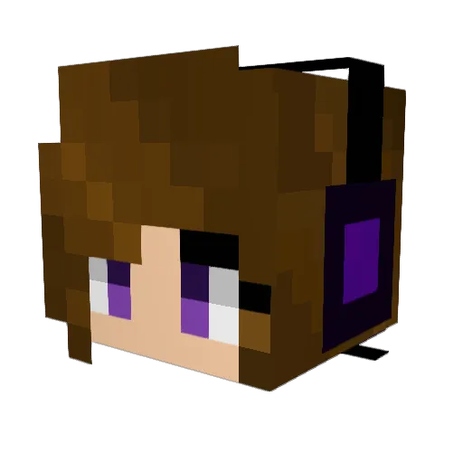 Mystic_Cryptic Minecraft avatar head, 3D render