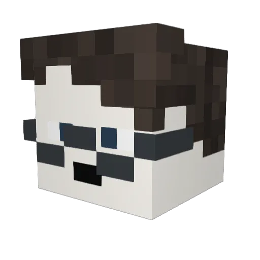 Mystic_Gamer03 Minecraft avatar head, 3D render