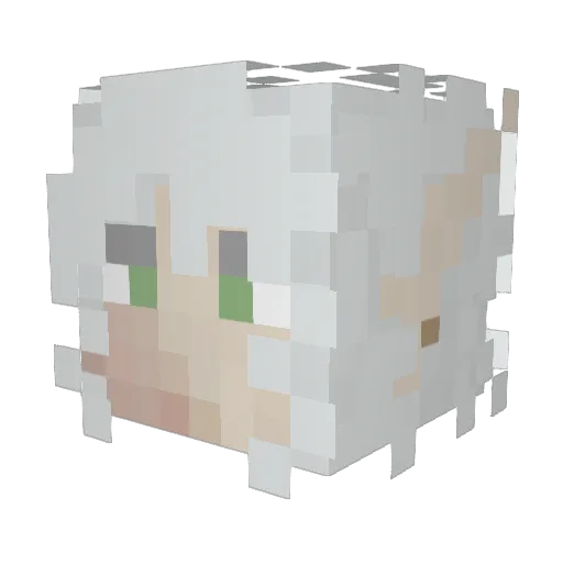 Mystic_Gamer123 Minecraft avatar head, 3D render