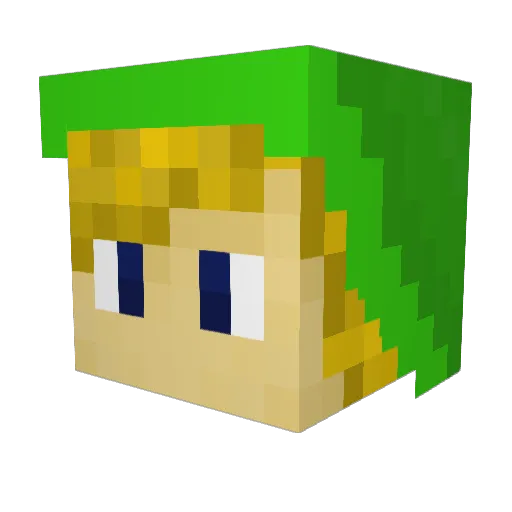 Mystic_Knight1 Minecraft avatar head, 3D render