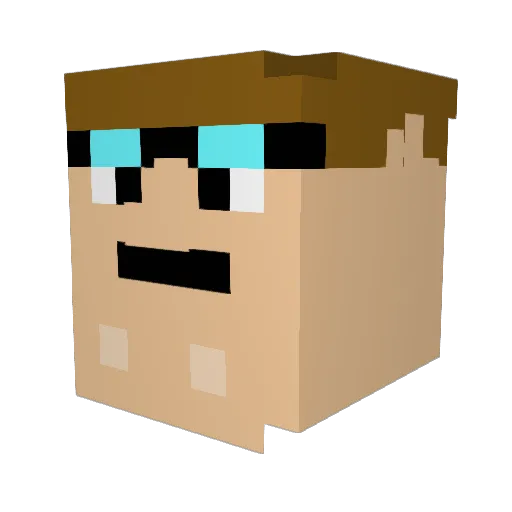Mystic_Mayo_Man Minecraft avatar head, 3D render
