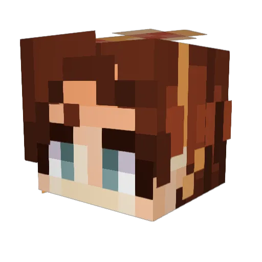 Mystic_Ryder Minecraft avatar head, 3D render