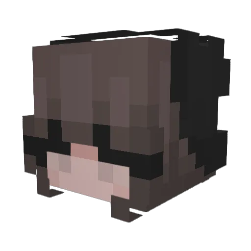 Mystic_Shadowz Minecraft avatar head, 3D render