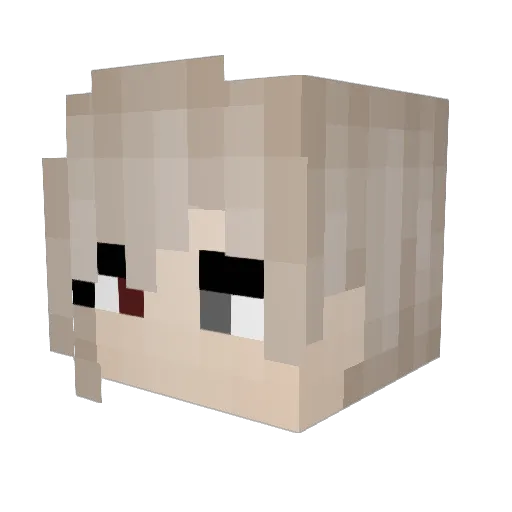 Mystic_gaming35 Minecraft avatar head, 3D render
