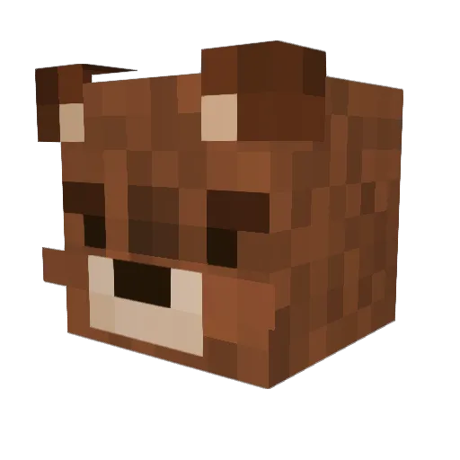 MysticalDartFrog Minecraft avatar head, 3D render