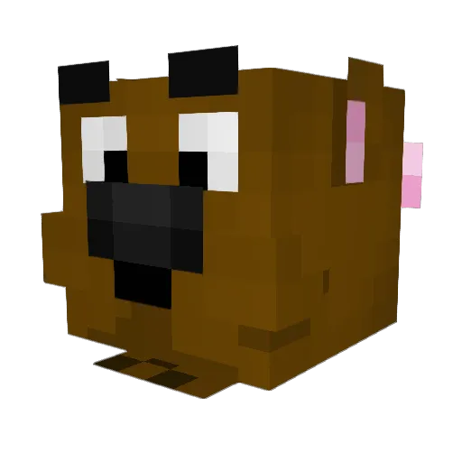 MysticalKrab Minecraft avatar head, 3D render