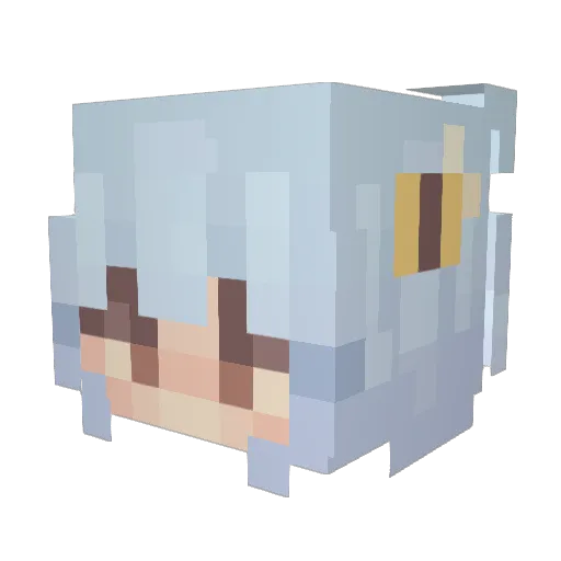 MysticalMangoes Minecraft avatar head, 3D render