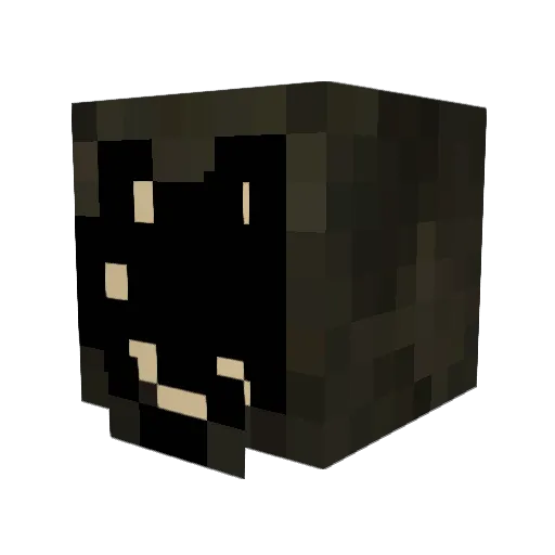 Mystical_Myths Minecraft avatar head, 3D render