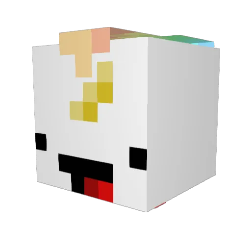 Mystical_Nugget Minecraft avatar head, 3D render