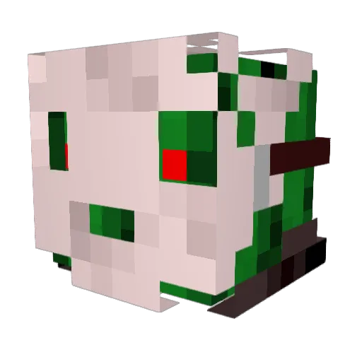 Mystical_Shadow Minecraft avatar head, 3D render
