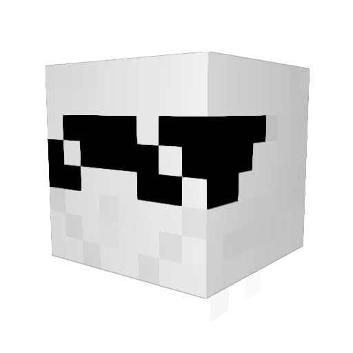 MysticityR Minecraft avatar head, 3D render