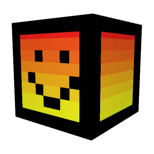 Mysticson Minecraft avatar head, 3D render