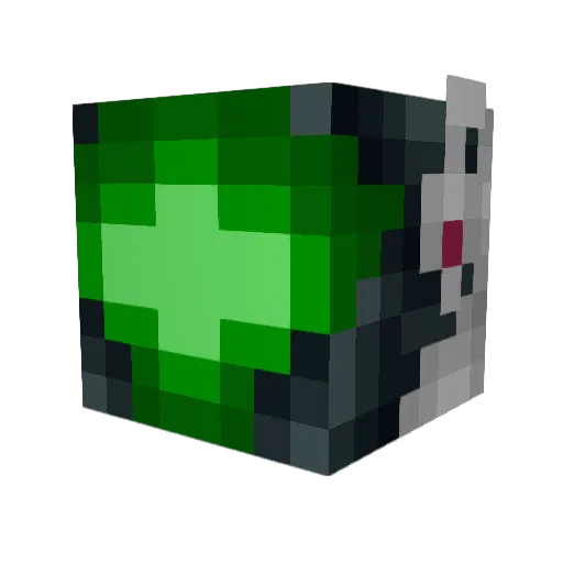 Mystiet295 Minecraft avatar head, 3D render