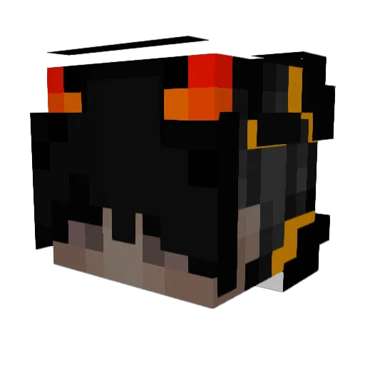 MystikAlpha Minecraft avatar head, 3D render