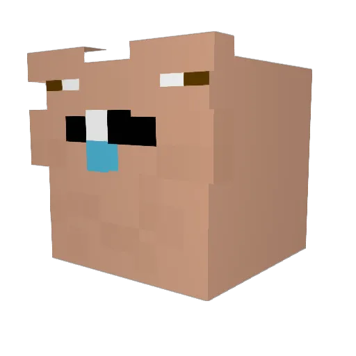 Mystik_Ark Minecraft avatar head, 3D render