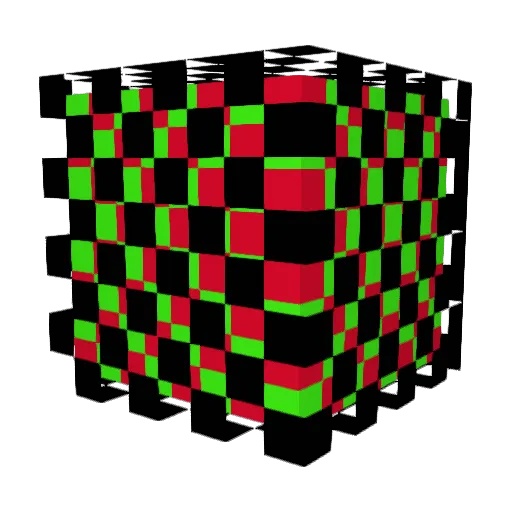 Mystixx23 Minecraft avatar head, 3D render