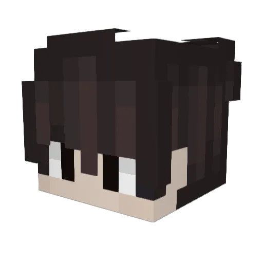 Mystkz Minecraft avatar head, 3D render