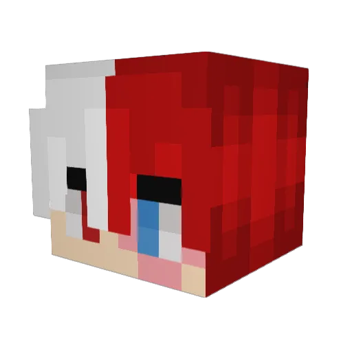 Mystovic Minecraft avatar head, 3D render