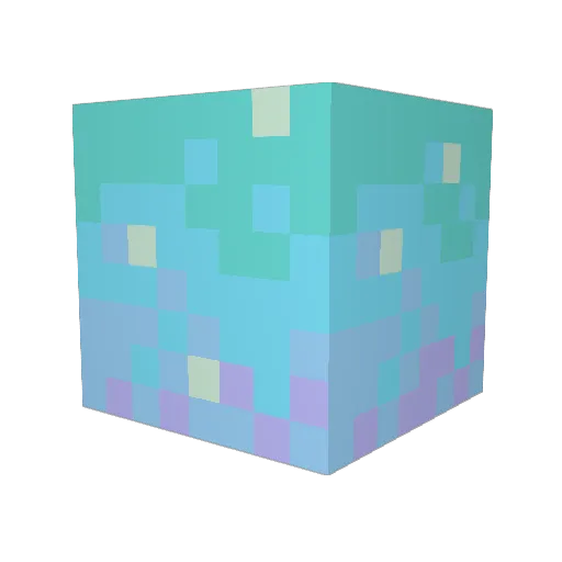 Mystrole Minecraft avatar head, 3D render