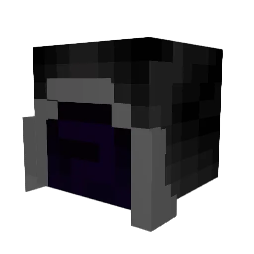 MystyP Minecraft avatar head, 3D render