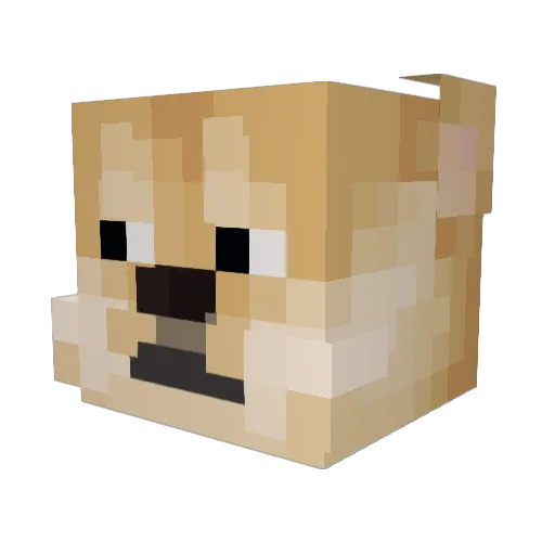 Mysz0 Minecraft avatar head, 3D render