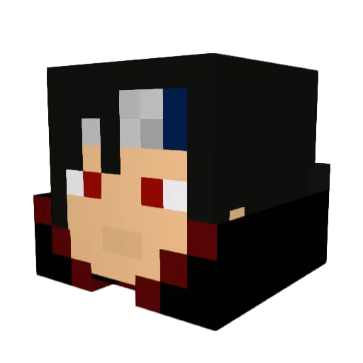 Myth1207 Minecraft avatar head, 3D render