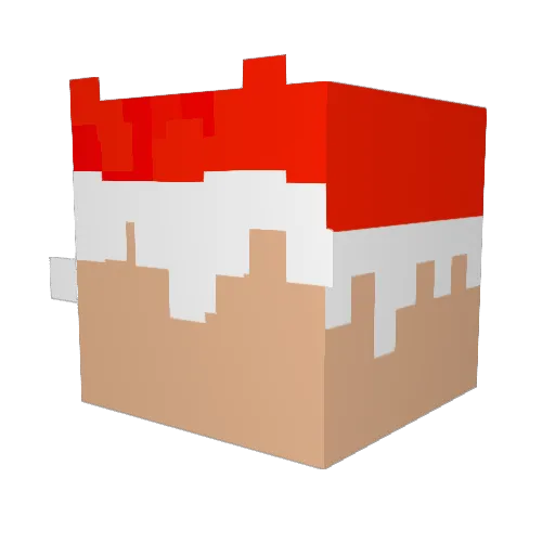 Myth1calGaming Minecraft avatar head, 3D render