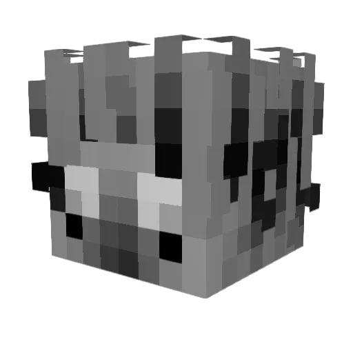 Myth1caly Minecraft avatar head, 3D render